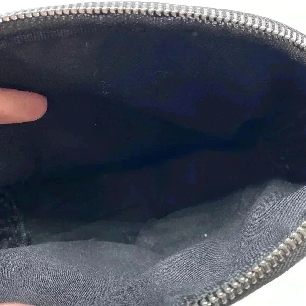 Dolls Kill black pouch cosmetic case bag